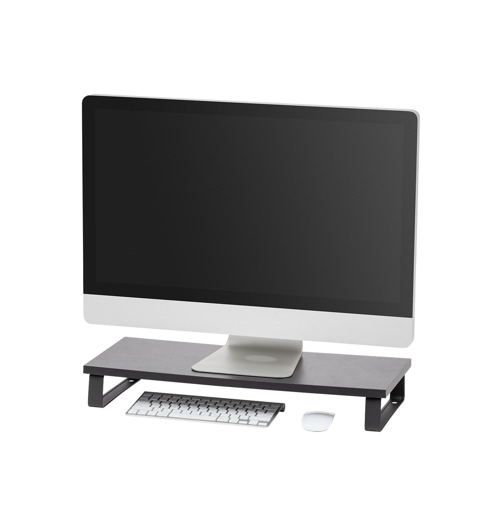 IRIS 1 Tier Computer Monitor Stand, Black