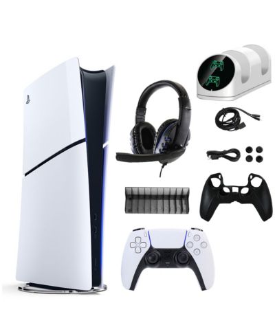 Консоль PlayStation 5 Slim Digital и комплект аксессуаров