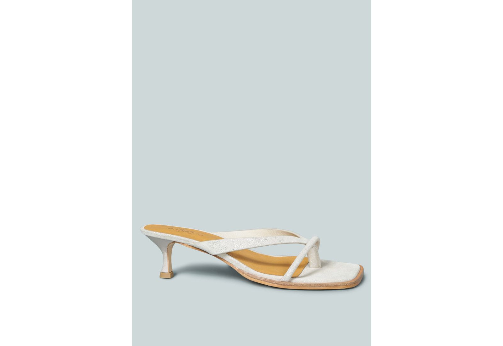 WINSLET Womens Heeled Thong Sandal