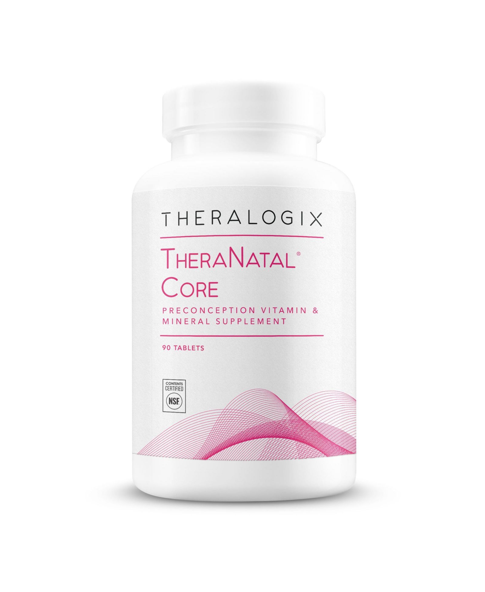 Витаминная добавка Theralogix TheraNatal Core Preconception — запас на 90 дней — поддержка фертильности с фолатом, витамином D3, холином и др. — сертификация NSF