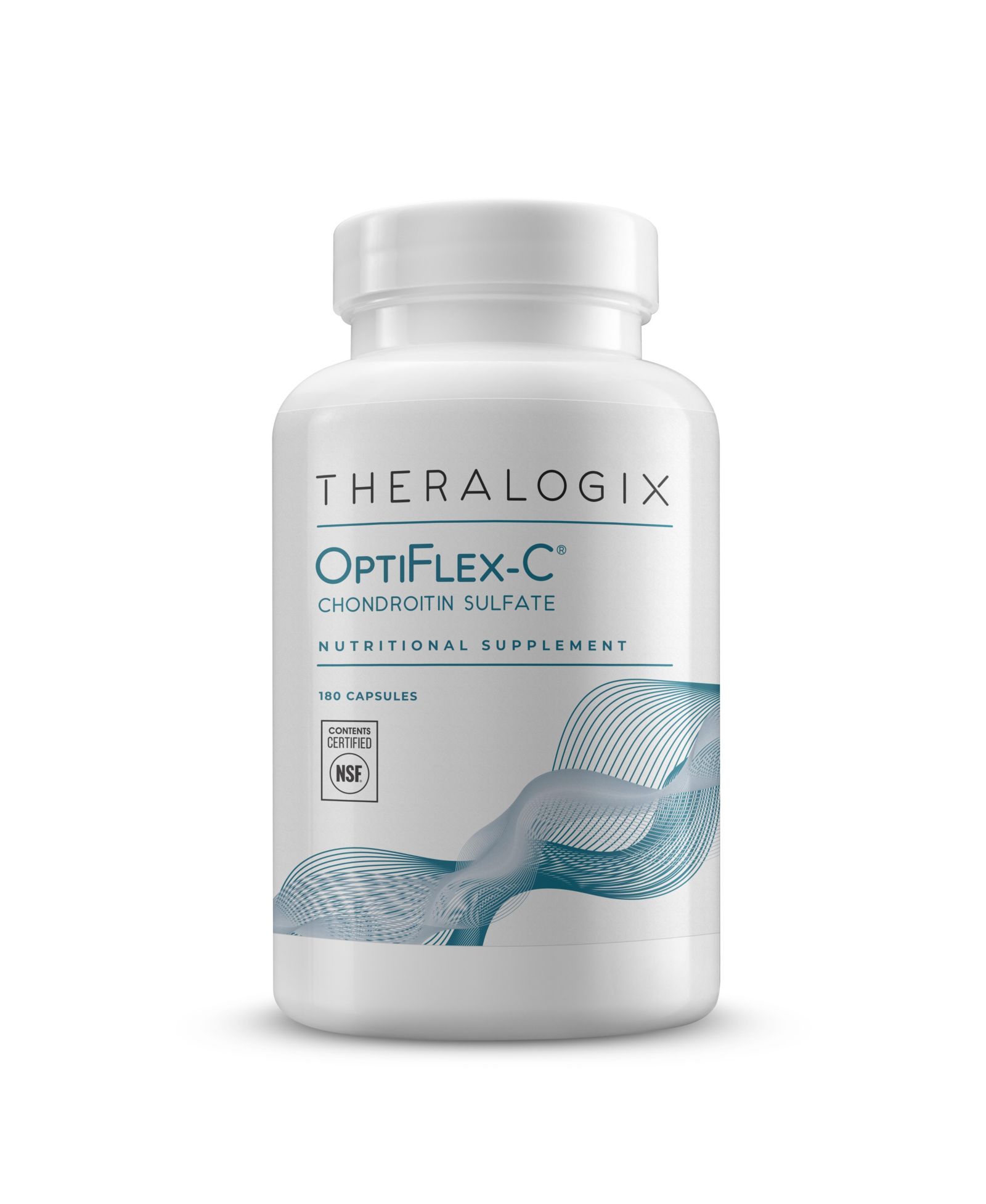 Theralogix OptiFlex-C Chondroitin Sulfate — добавка с хондроитином для поддержки здоровья суставов и подвижности, 90-дневный запас, NSF Certified