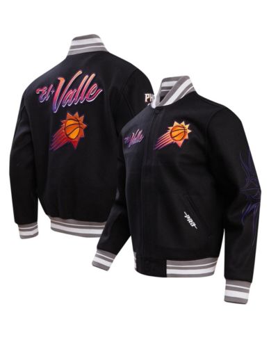 Мужская куртка Pro Standard Black Phoenix Suns 2023/24 City Edition Full-Zip Varsity