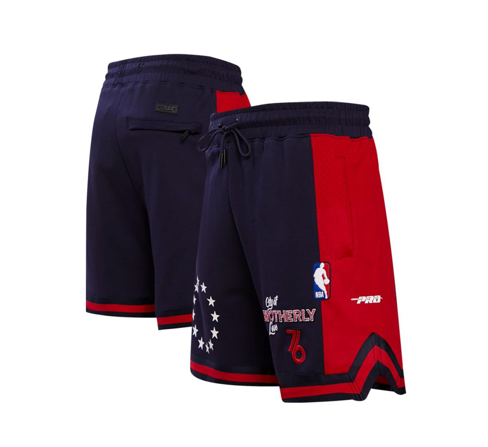 Мужские шорты Pro Standard Navy Philadelphia 76ers 2023/24 City Edition DK