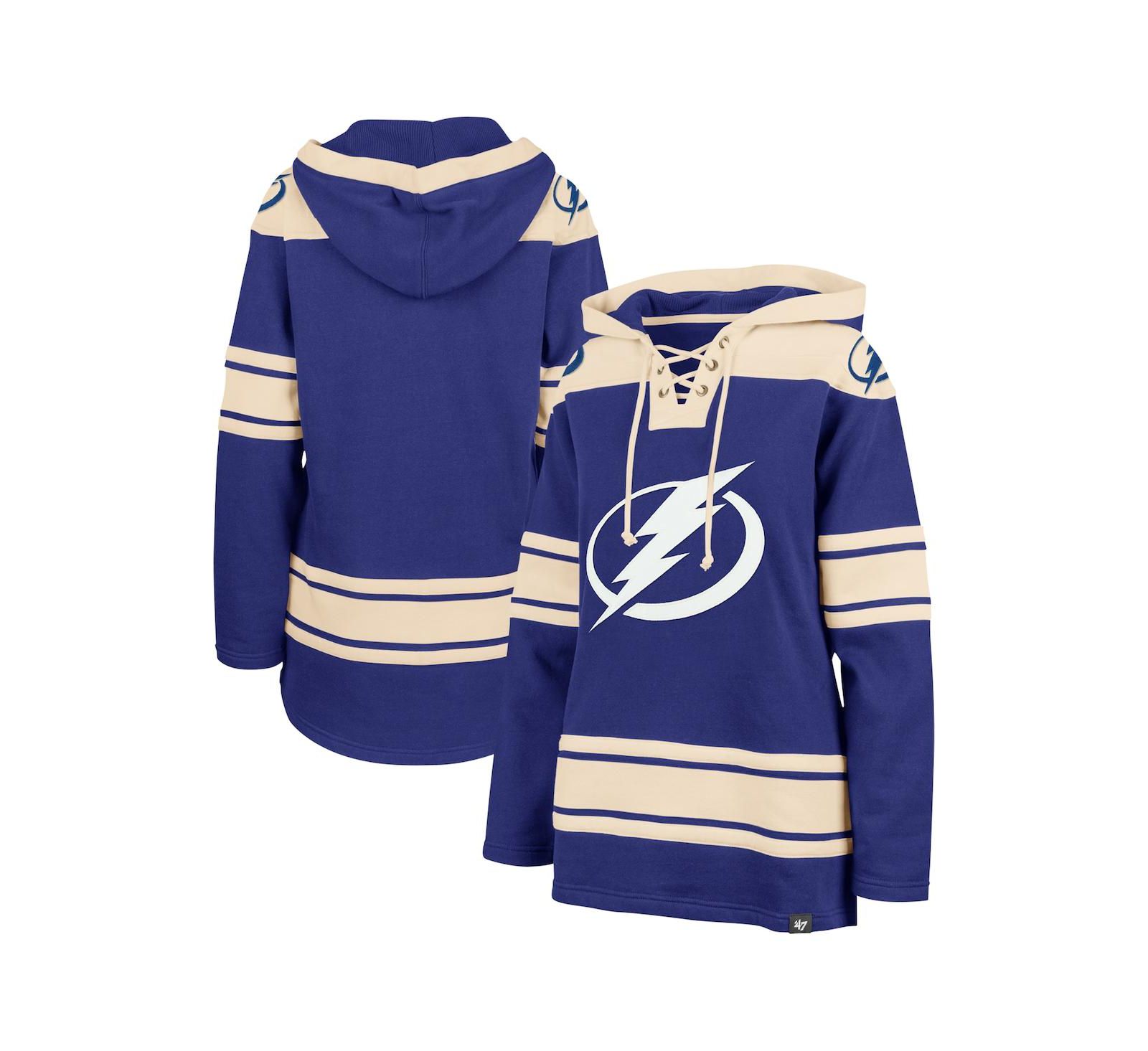 '47 Brand Женское худи с завязками Blue Tampa Bay Lightning Superior Lacer Pullover