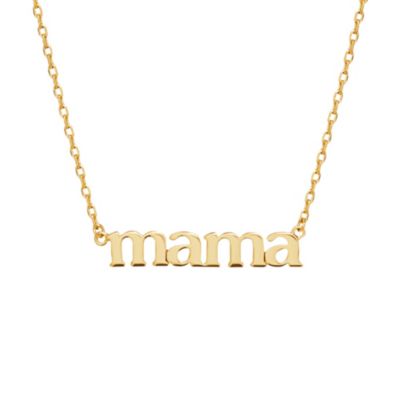 Ana Luisa Mama 14K Gold-Plated Pendant Necklace