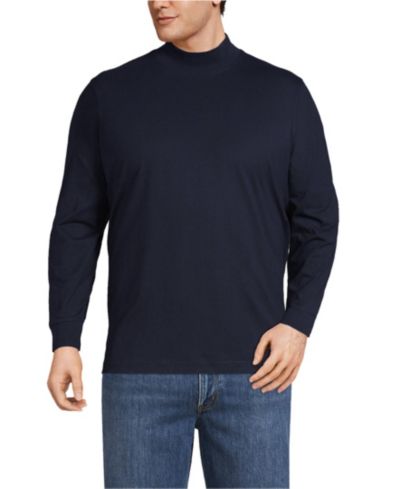 Мужской джемс Lands' End Super-T Mock Turtleneck