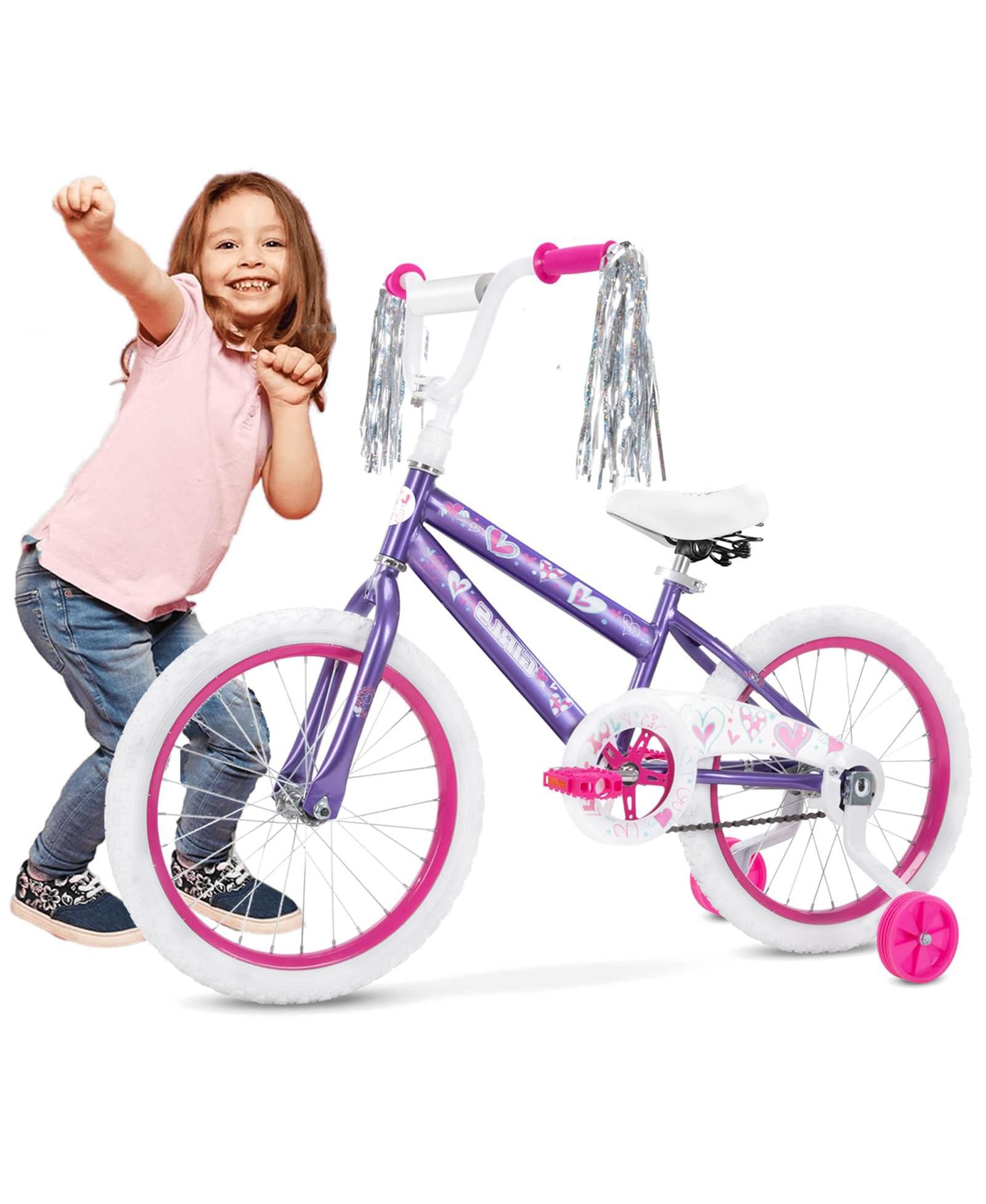 Детский велосипед SUGIFT для девочек сremovable training wheels