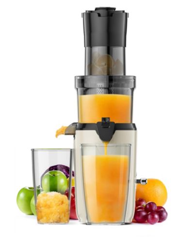INOLAIT Juicer Machines, Cold Press Juicer, Powerful Slow Juicer with Pulp Seperation For Whole Fruits & Vegetables