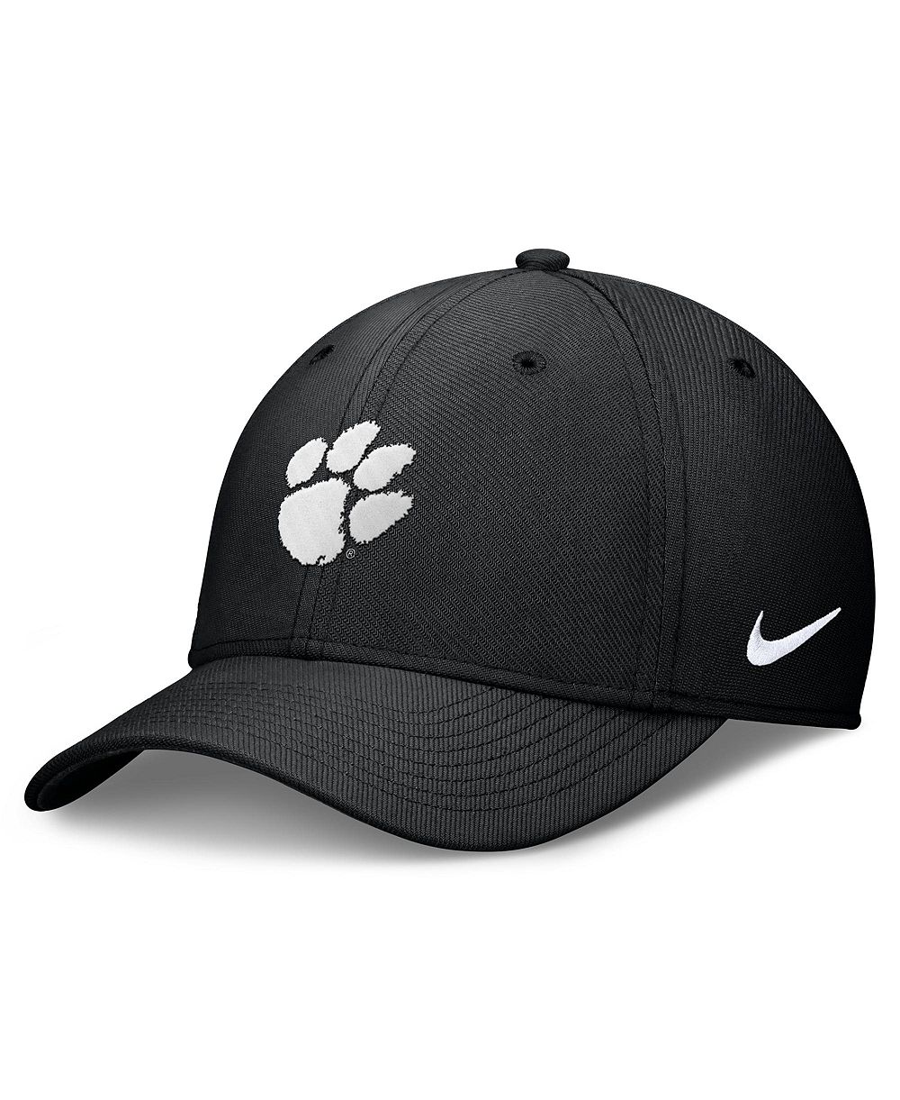Nike Men's Black Clemson Tigers Rise Swoosh Dri-FIT Flex Hat
