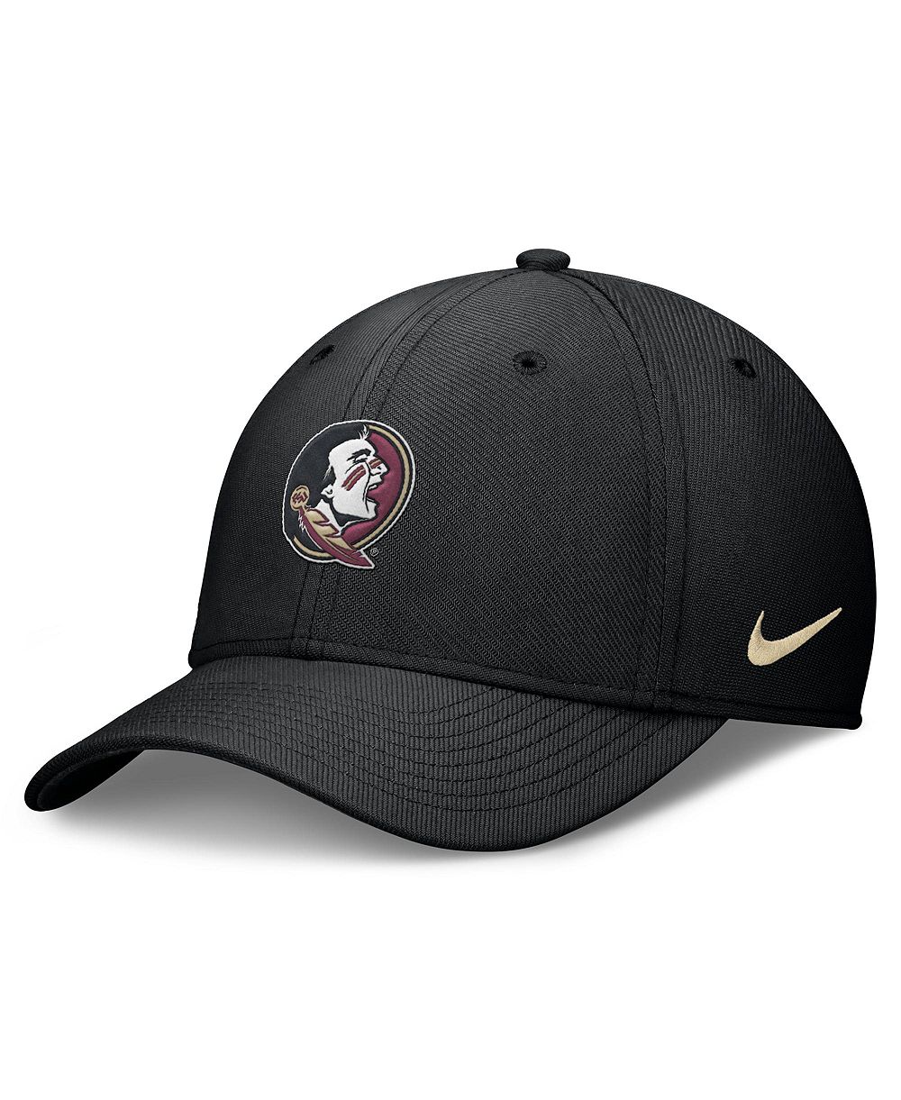 Nike мужская кепка Florida State Seminoles Black Rise Swoosh Dri-FIT Flex