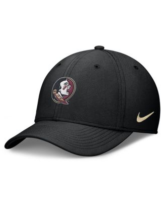 Nike мужская кепка Florida State Seminoles Black Rise Swoosh Dri-FIT Flex