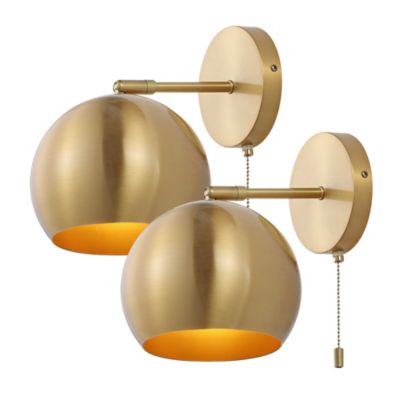 Настенное LED бра Tierra Modern Midcentury с выключателем на цепочке (набор из 2 шт)