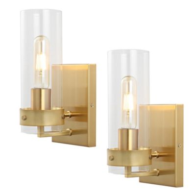Harper Coastal минималистичное LED-бра настенное из железа и стекла (набор из 2 шт)