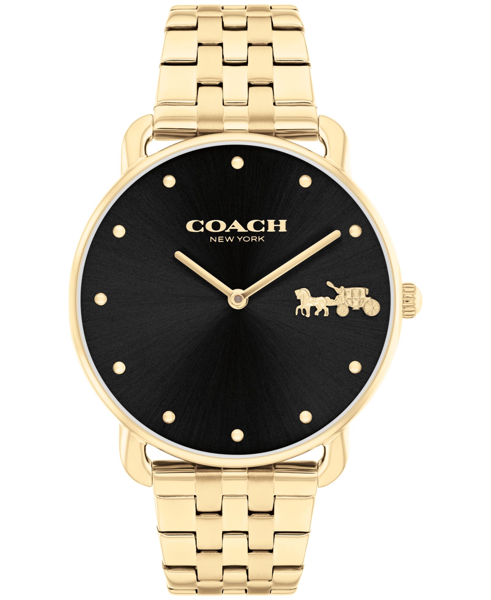 COACH Женские наручные часы Elliot, золото, сталь, 36mm