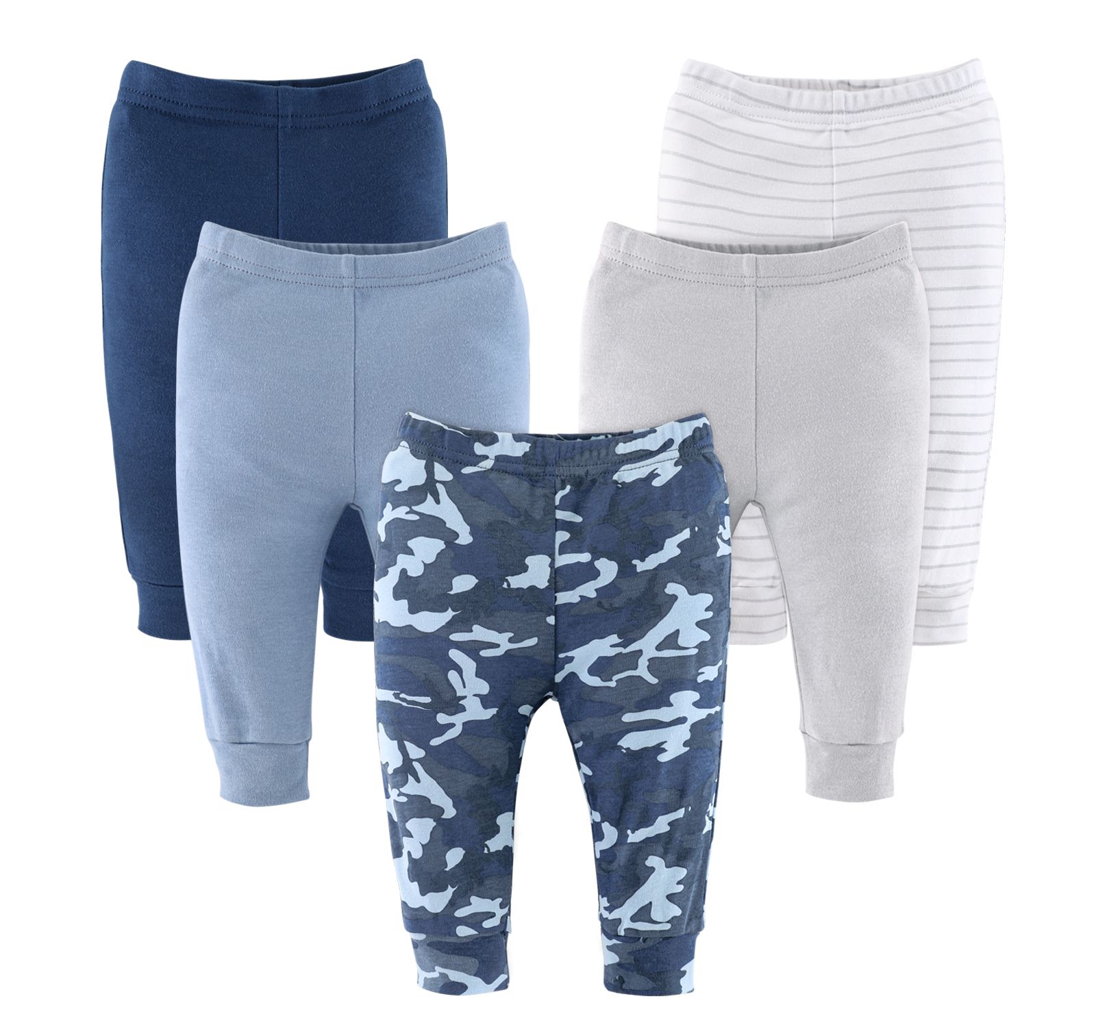 Детские брюки The Peanutshell, набор 5 шт., Blue Camo