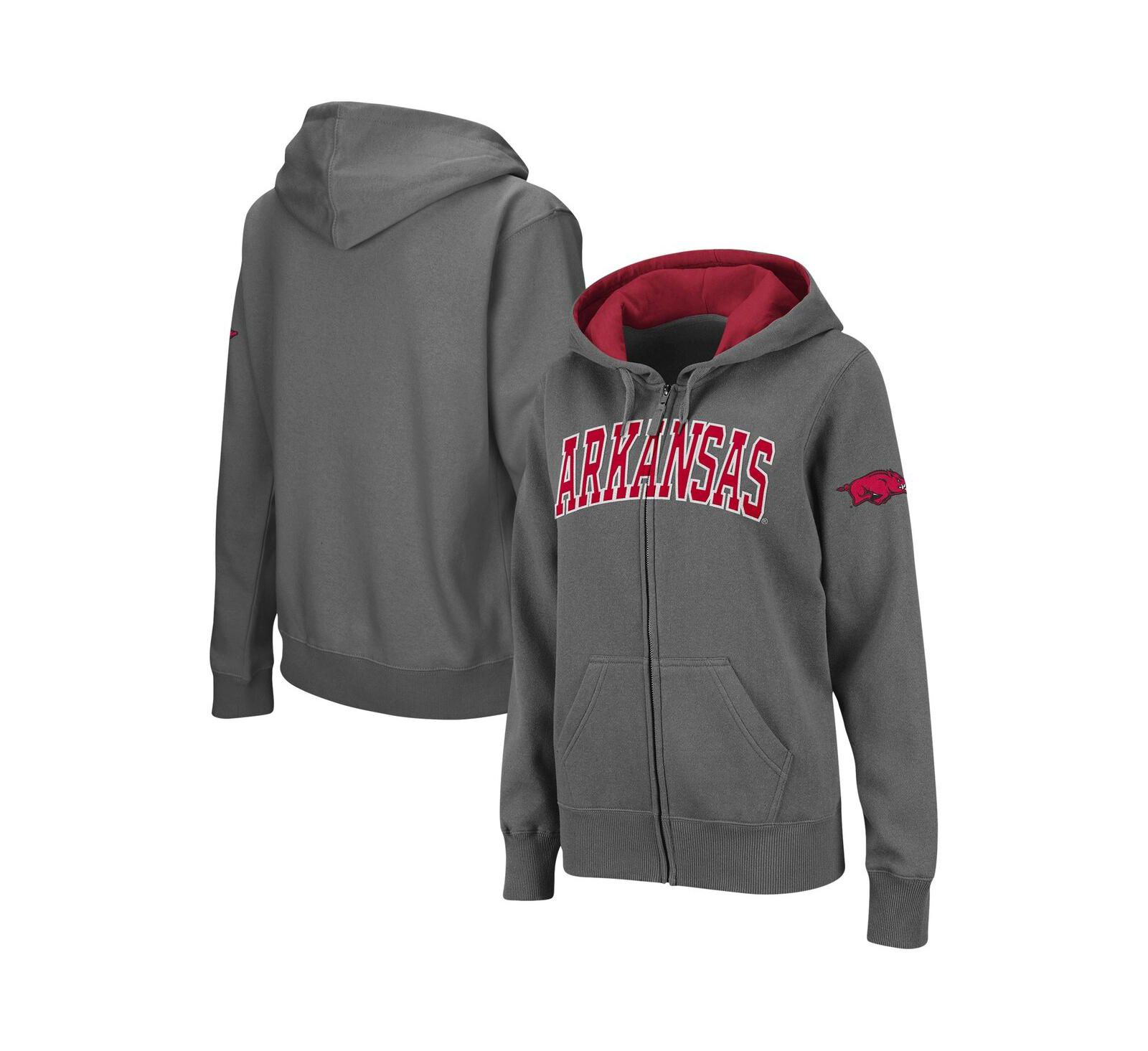 Женское худи Colosseum Arkansas Razorbacks Full-Zip