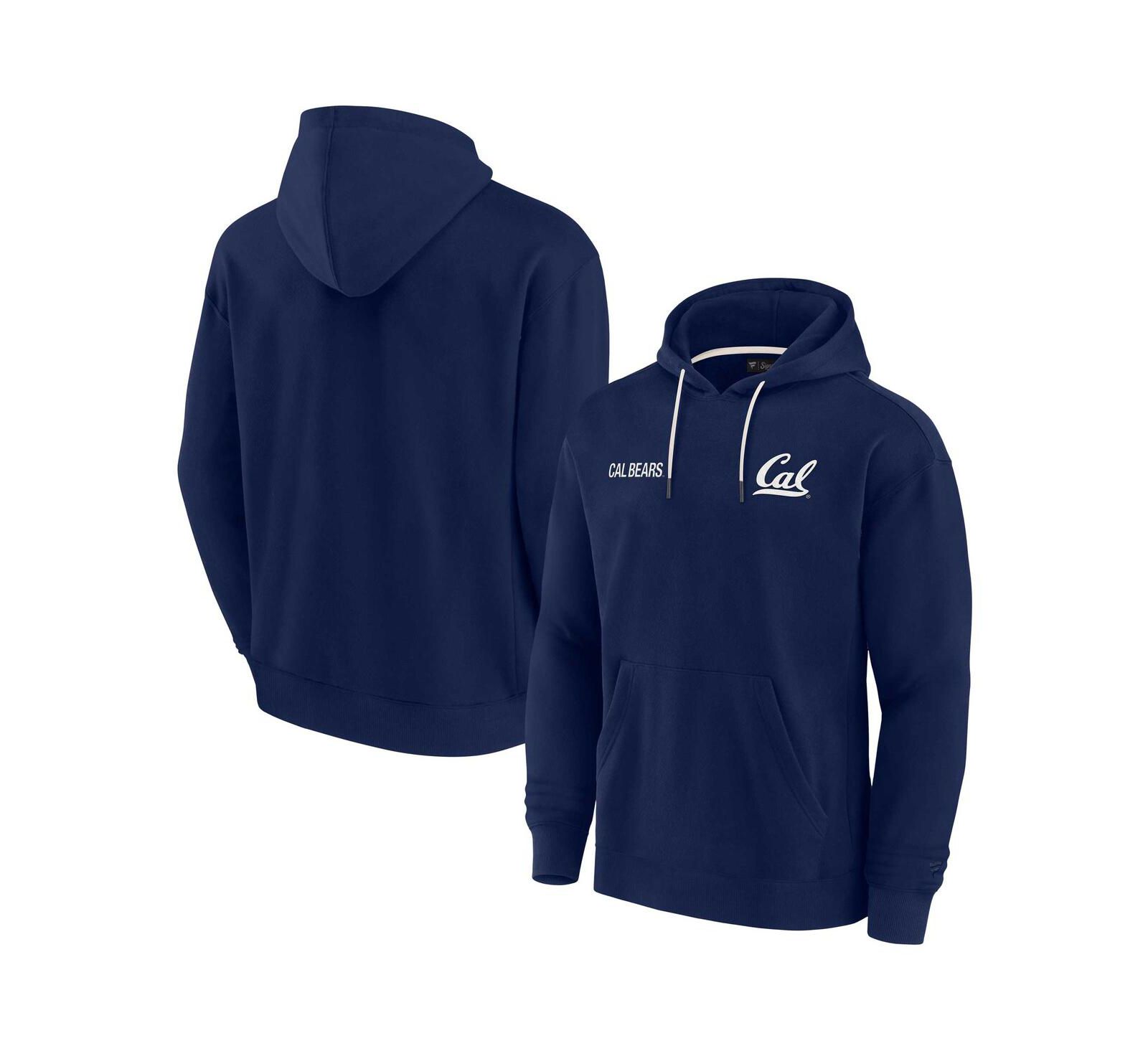 Men's and Women's Fanatics Signature Navy Cal Bears Super Soft Fleece Pullover Hoodie