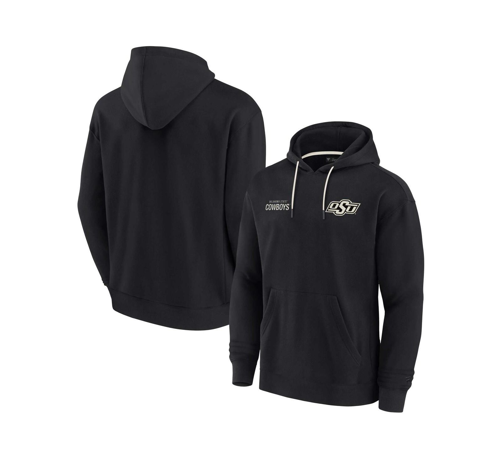 Унисекс худи Fanatics Signature Black Oklahoma State Cowboys Super Soft Fleece