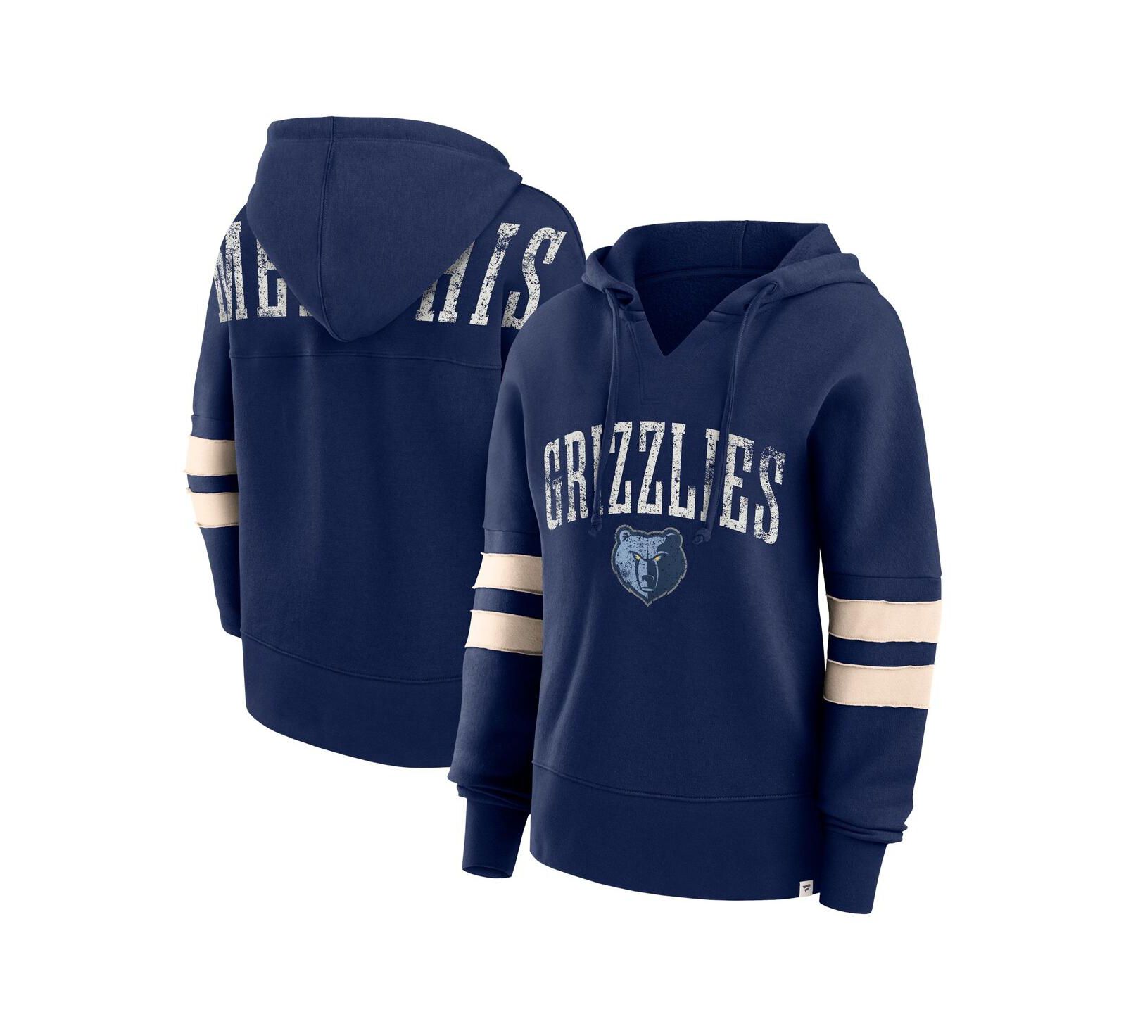 Женское худи Fanatics Memphis Grizzlies Dolman V-Neck Pullover