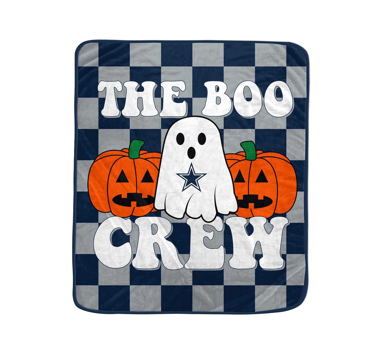Фланелевый флисовый плед Dallas Cowboys Boo Crew, 50" x 60"