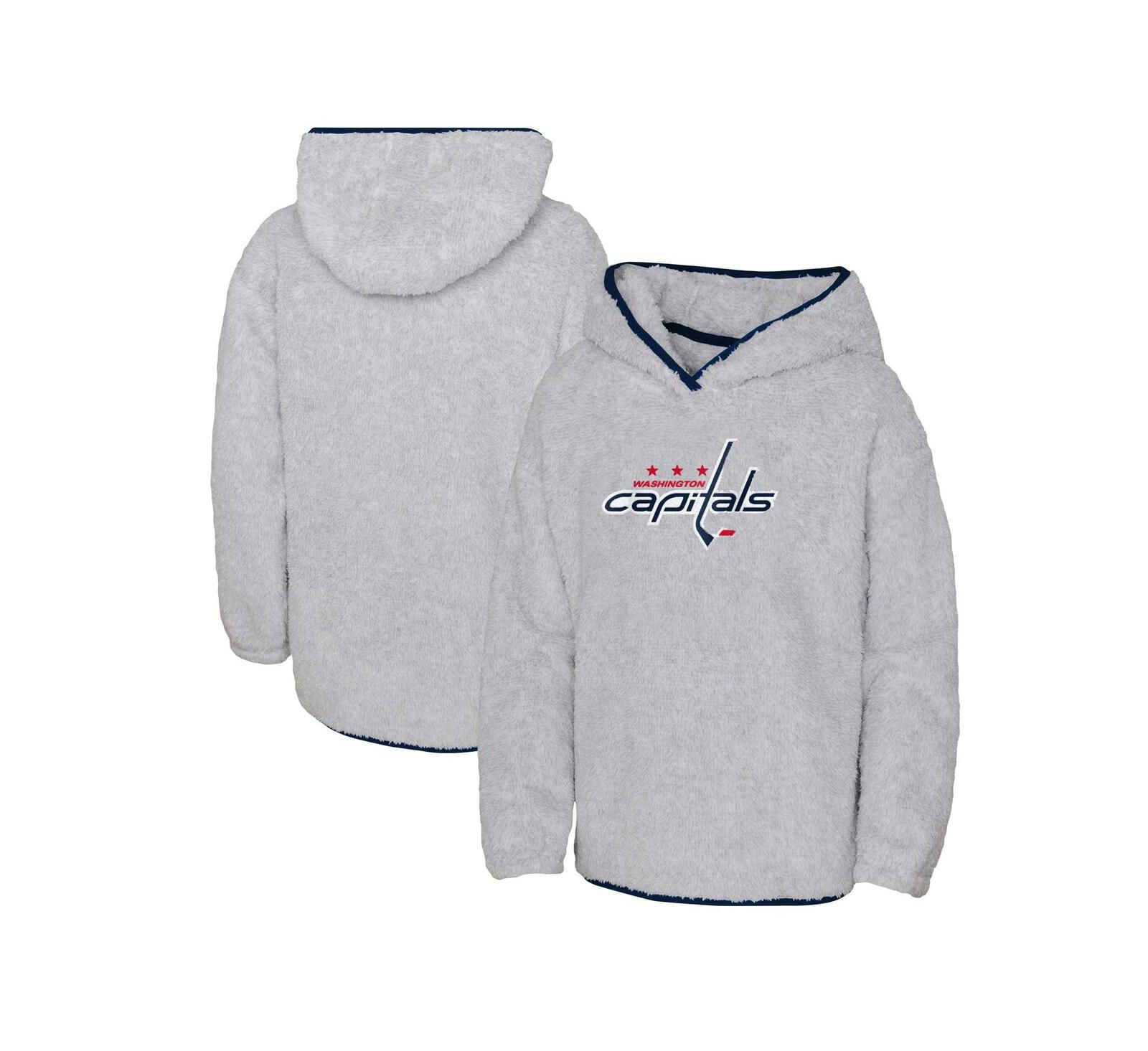 Детская флисовая толстовка Outerstuff Washington Capitals Ultimate Teddy Fleece Pullover Hoodie