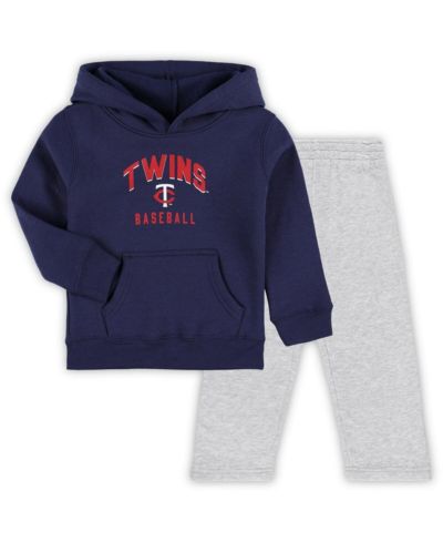 Outerstuff Детский комплект из худи и брюк Minnesota Twins Play-By-Play, Navy, Gray