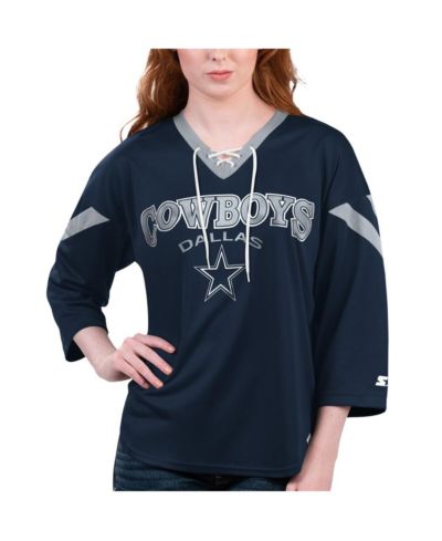 Starter женская футболка Dallas Cowboys Rally с завязками