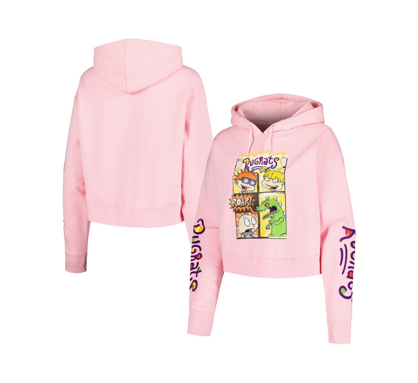 Freeze Max Мужское и женское укороченное худи Pink Rugrats