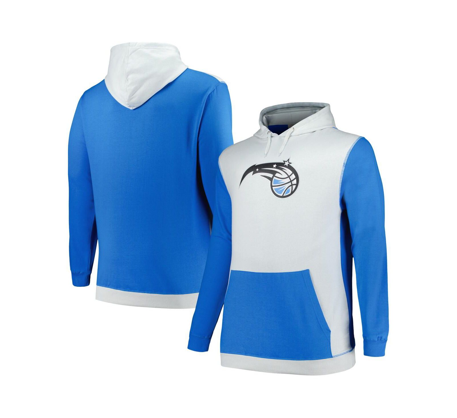 Мужской худи Fanatics Orlando Magic Blue Silver Big and Tall