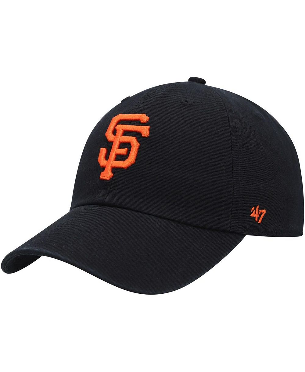 Детская регулируемая черная кепка '47 Brand Black San Francisco Giants Clean Up