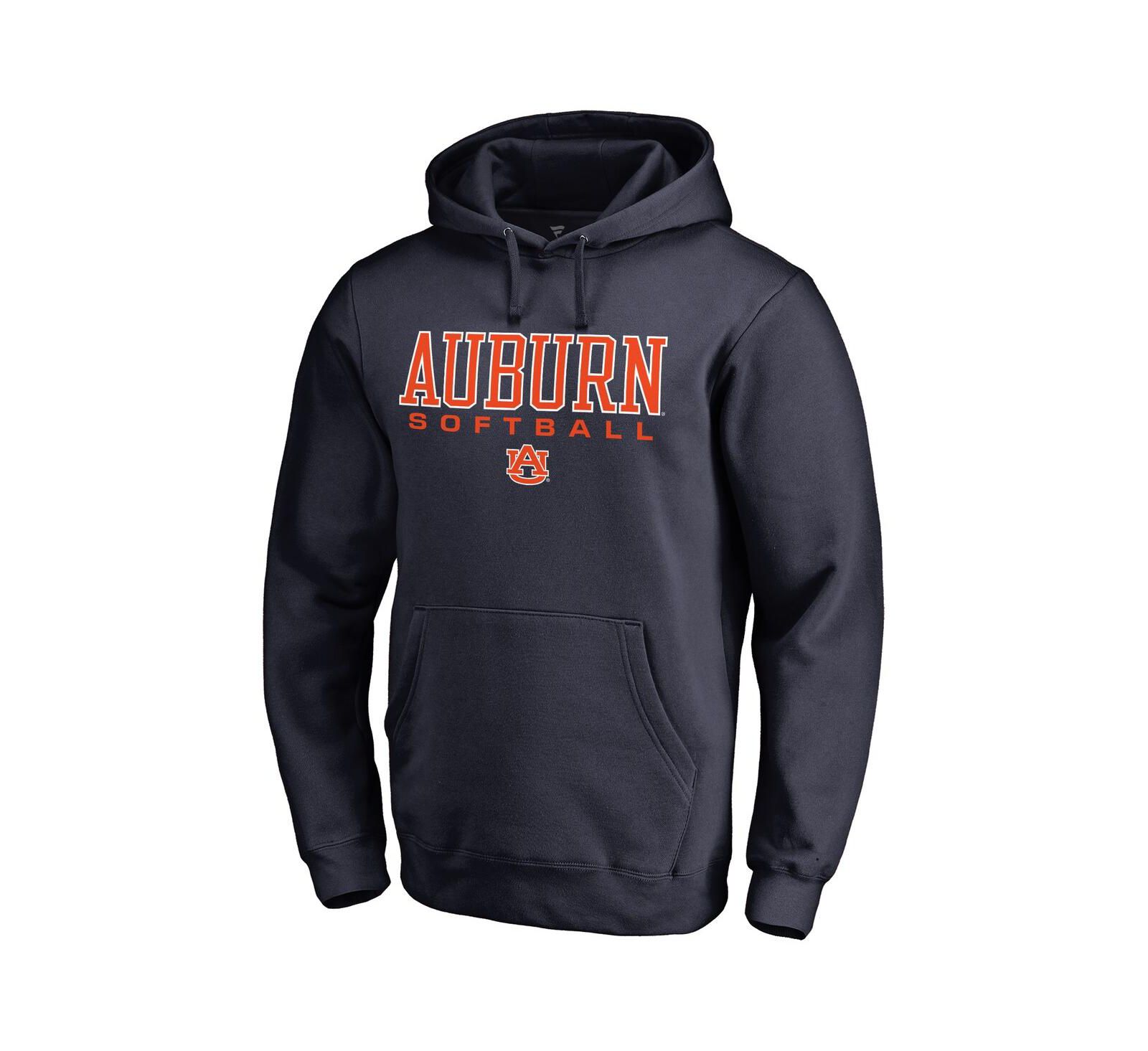Мужское худи Fanatics Navy Auburn Tigers True Sport Softball Pullover