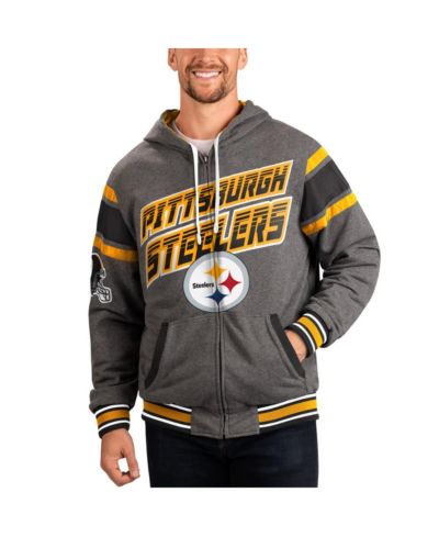 Мужская куртка-толстовка G-III Sports by Carl Banks, Pittsburgh Steelers, двусторонняя