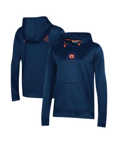 Женское худи Under Armour Navy Auburn Tigers 2023 Sideline Performance