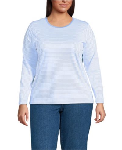 Light sea blue micro stripe