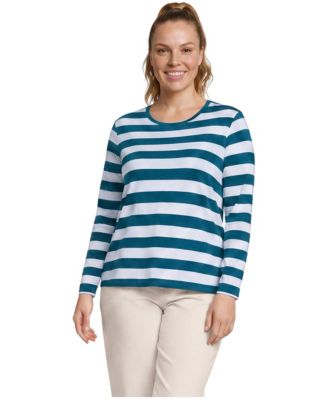 Baltic teal/blue bold stripe