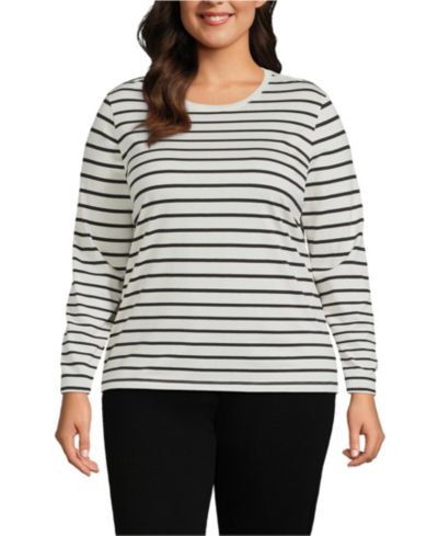 Ivory/black breton stripe