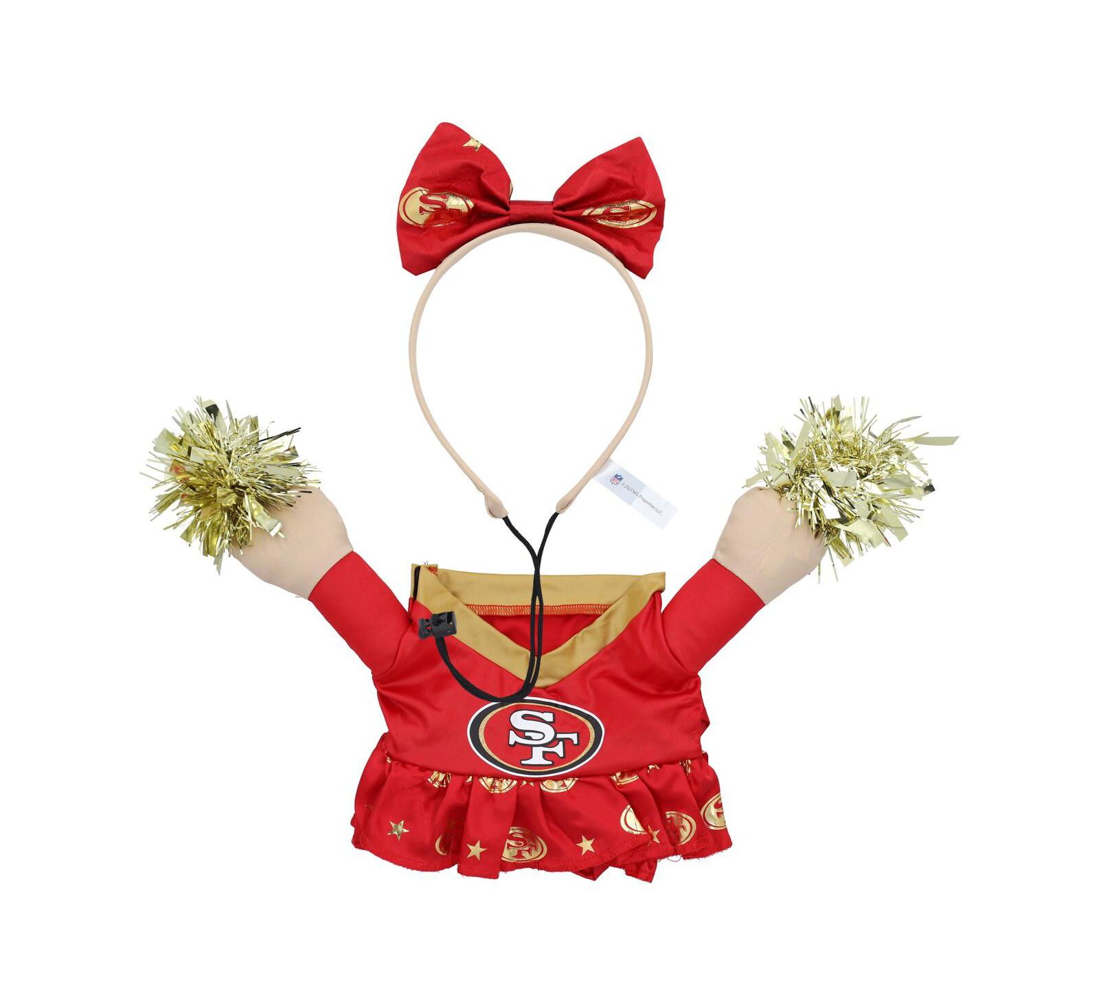 San Francisco 49ers Cheer Dog Costume