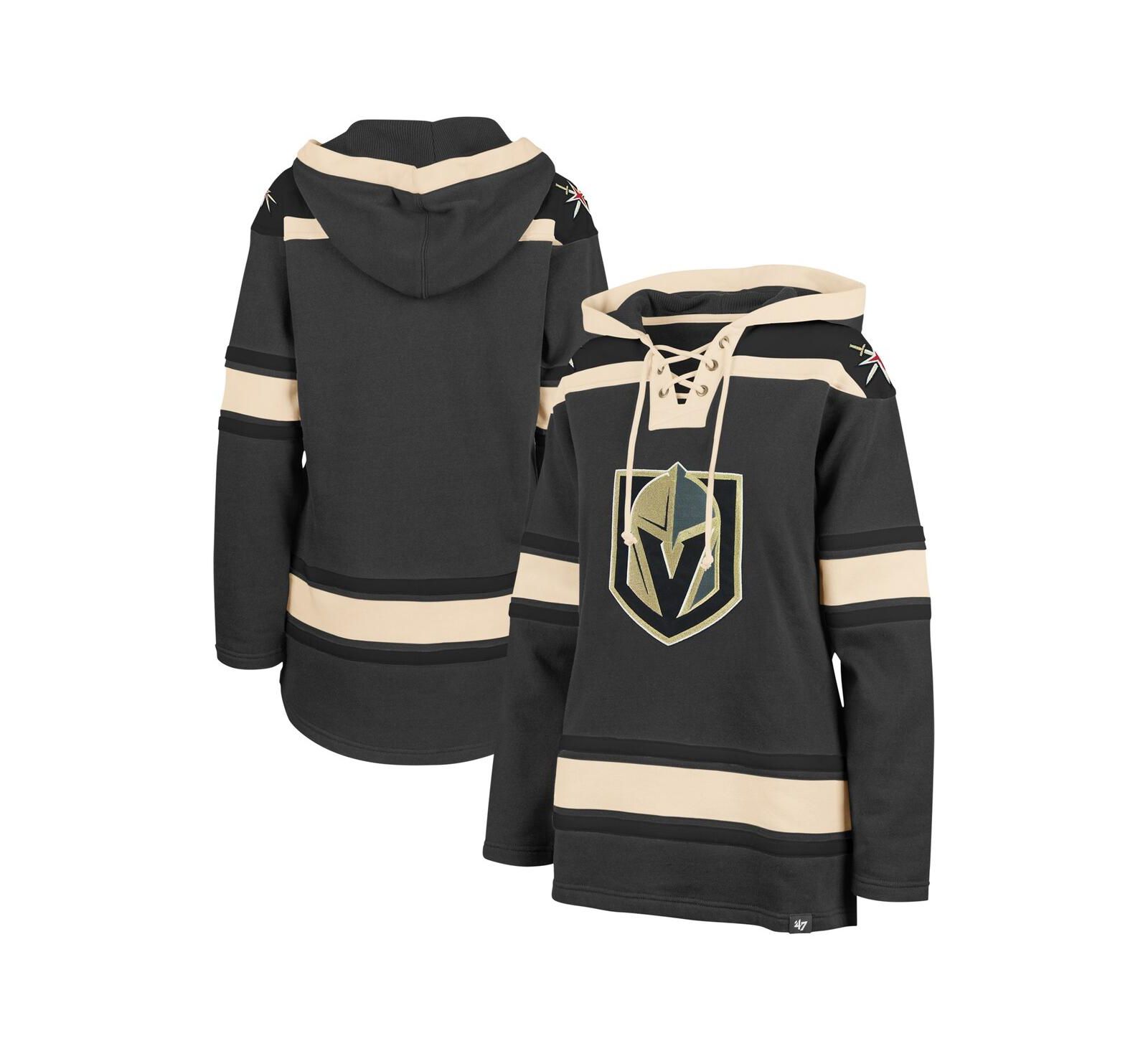 '47 Brand Женское худи Vegas Golden Knights Superior Lacer Pullover, серое