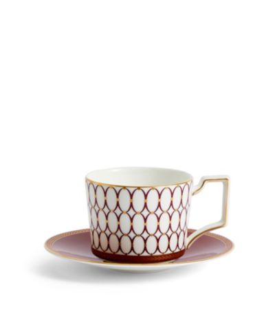 Wedgwood Renaissance Red China чашка и блюдце