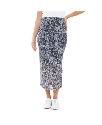 Ripe Maternity Maternity Ripe Kara Floral Mesh Skirt Navy