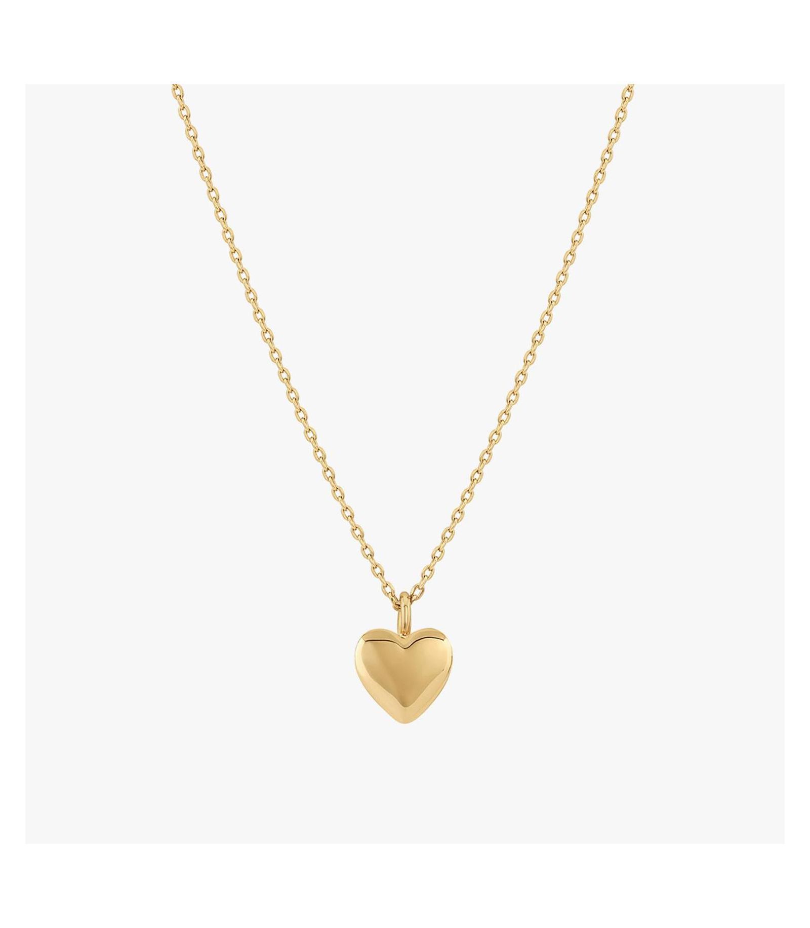 ожерелье с сердечком в позолоте 14k, изящная подвеска на каждый день