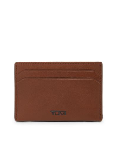 Мужской кожаный кошелек TUMI Nassau Slim для карт