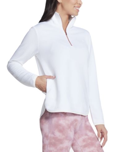 Skechers Женские кроссовки Go Walk Ottoman 1/4 Zip, уютная посадка