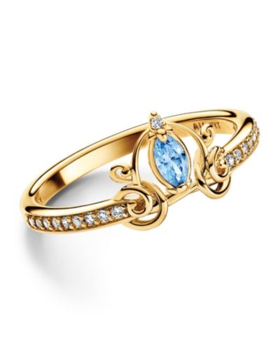 Кольцо Pandora 14K Gold-Plated Disney Cinderella