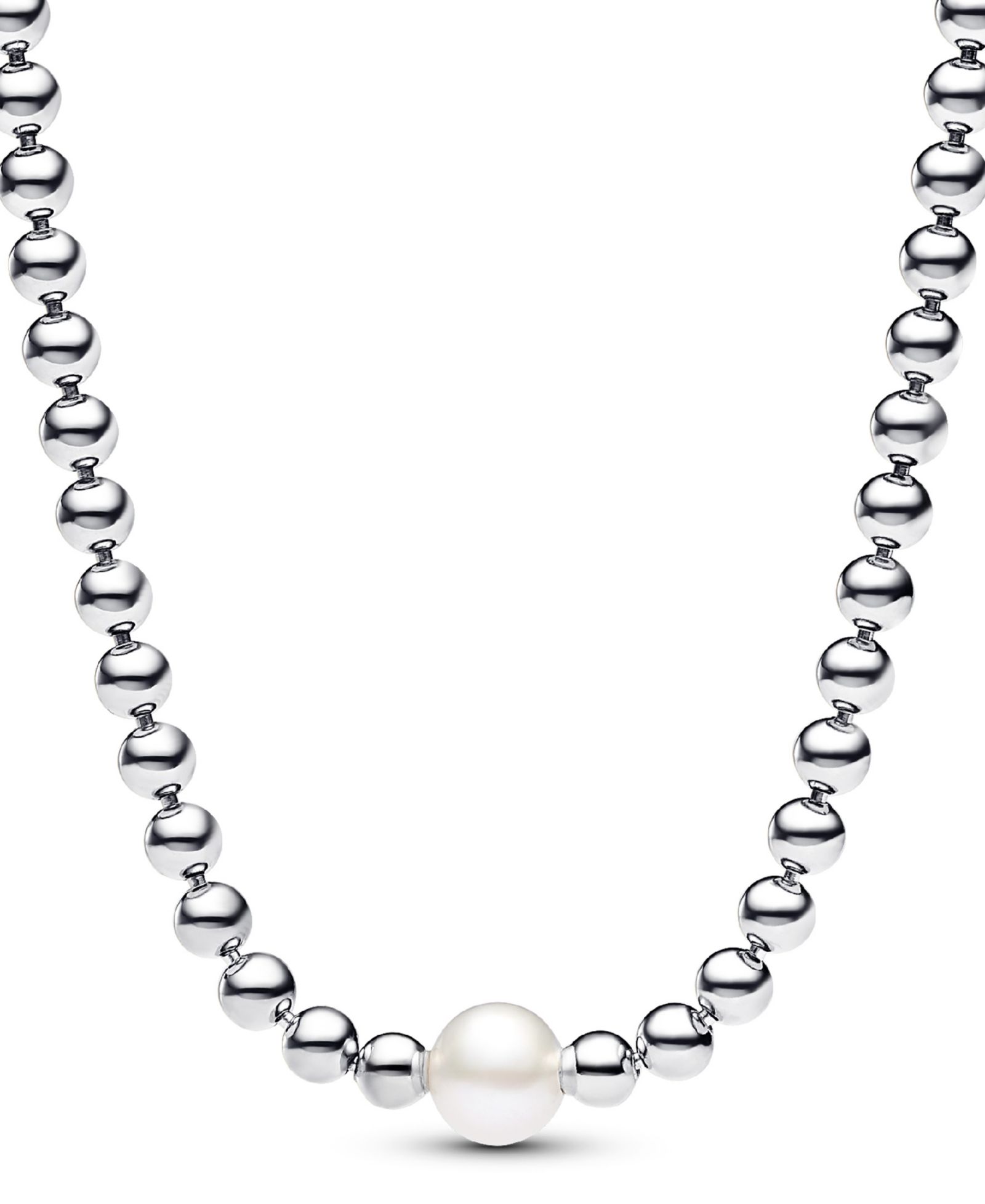 Pandora Ожерелье из стерлингового серебра с жемчугом Freshwater Pearl