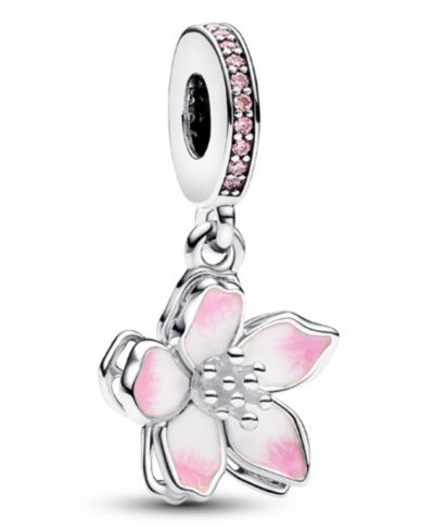 Pandora Подвеска Charm Sterling Silver Cherry Blossom