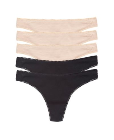 On Gossamer Женские трусики G Thong Cabana Cotton 5 Pack