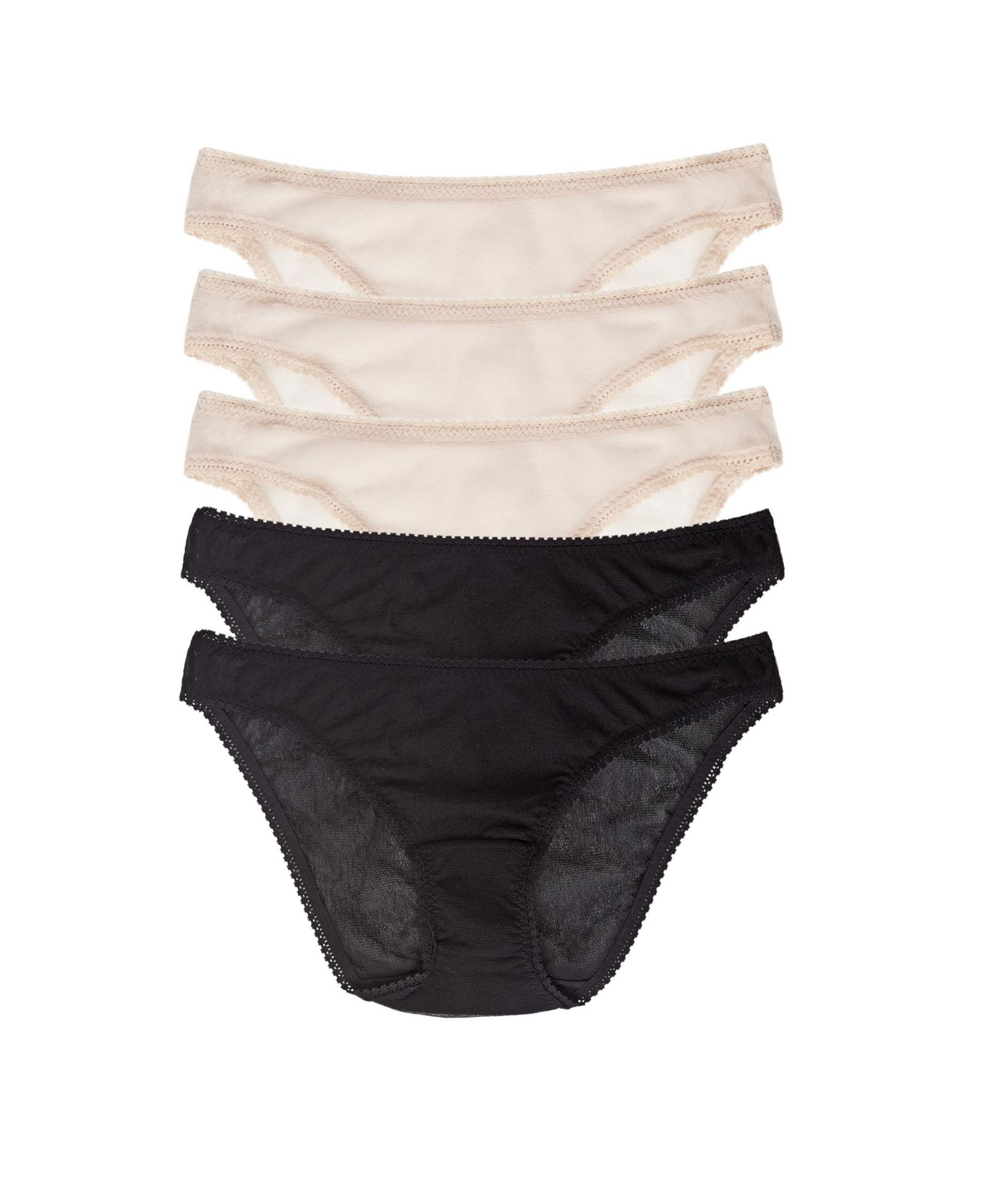 Набор трусиков On Gossamer Women's Mesh Bikini 5 Pack
