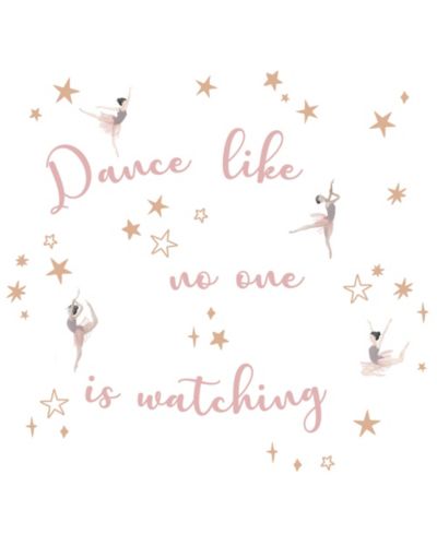 Lambs & Ivy наклейки на стену Ballerina Baby Dance