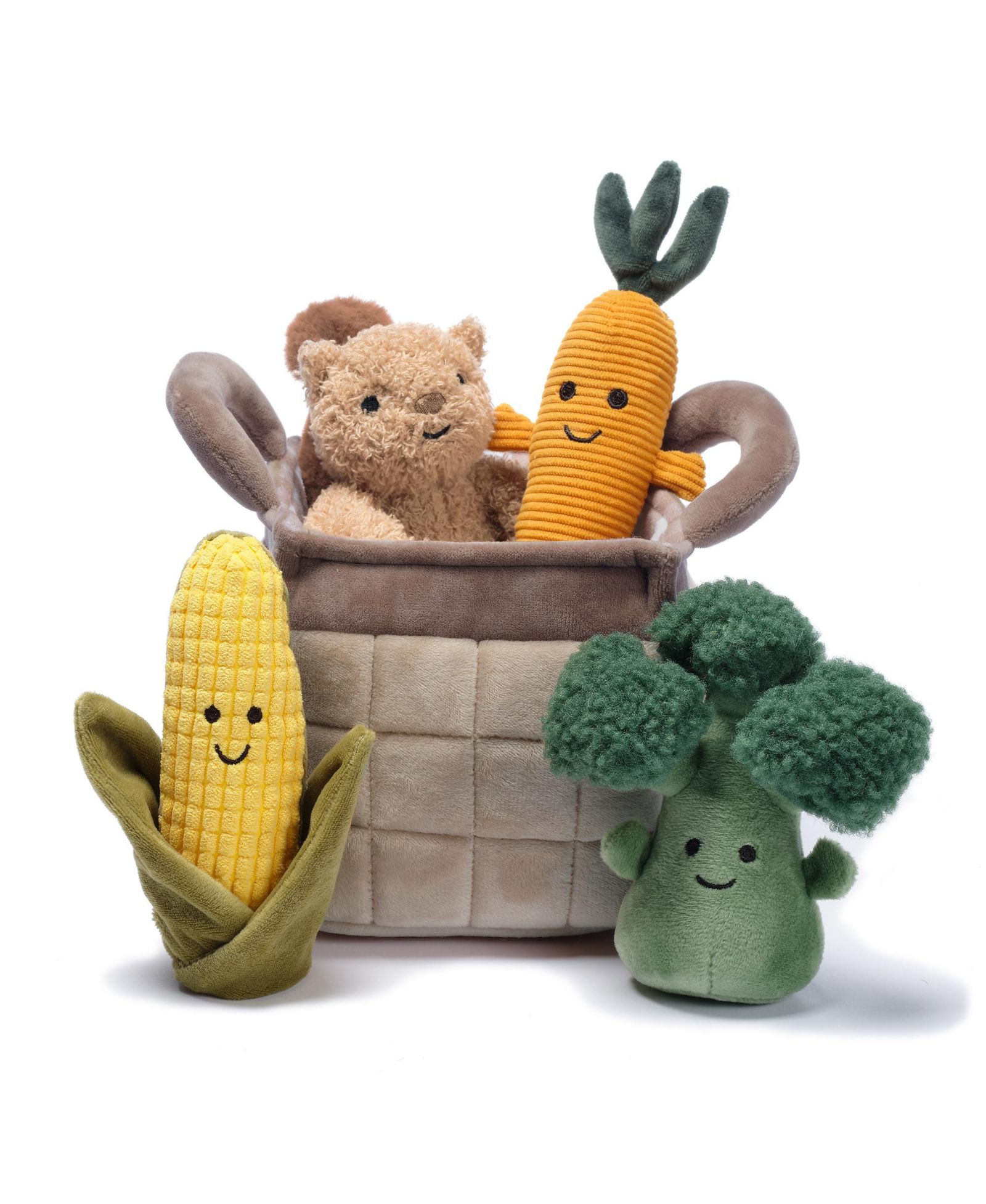 Lambs and Ivy Мягкий игровой набор Veggie Basket с игрушками
